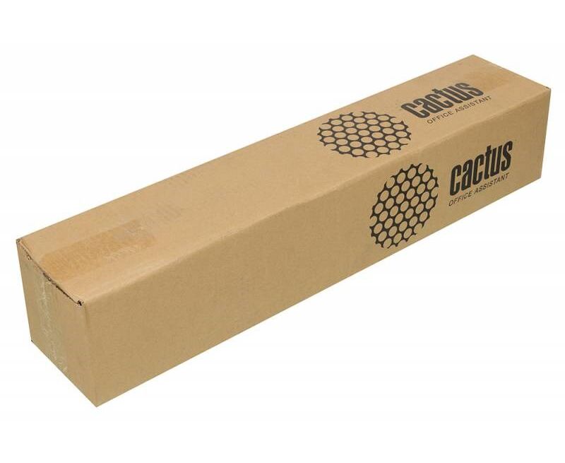Бумага Cactus CS-PP230-61030 24"(A1) 610мм-30м/230г/м 2/белый универсальная (с покрытием)
