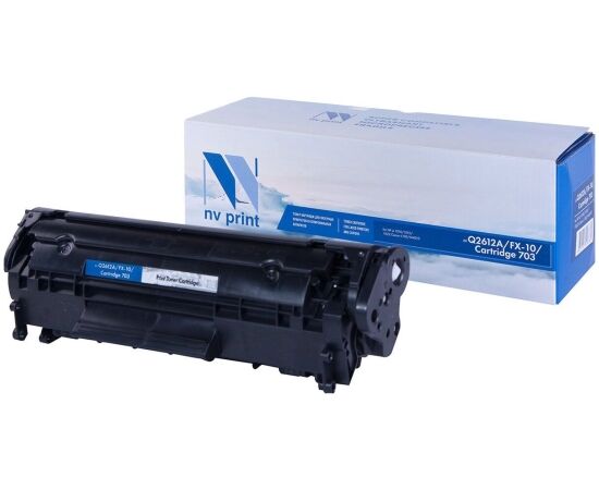 Картридж совместимый NV Print NV-Q2612 A/FX10/703 HP Q2612 A/FX-10/Can703 для HP LJ 1010/1015/1022 Canon L100/M4010/ (2000k)