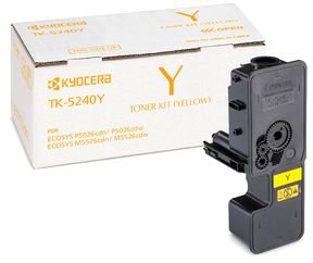Тонер-картридж Kyocera 1 T02 R7 ANL0 TK-5240 Y 3 000 стр. Yellow для P5026cdn/cdw, M5526cdn/cdw