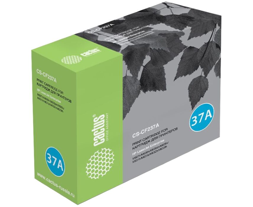 Тонер Картридж Cactus CS-CF237 A черный (11000стр.) для HP LJ M608d/M609/M631/M632