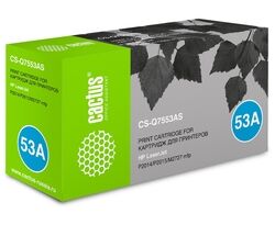 Тонер Картридж Cactus CS-Q7553 AS черный для HP P2014/P2015/M2727 (3000стр.)