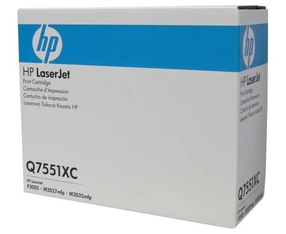 Контрактный Тонер-картридж HP Laser Jet Q7551 XC Contract Black Print Cartridge
