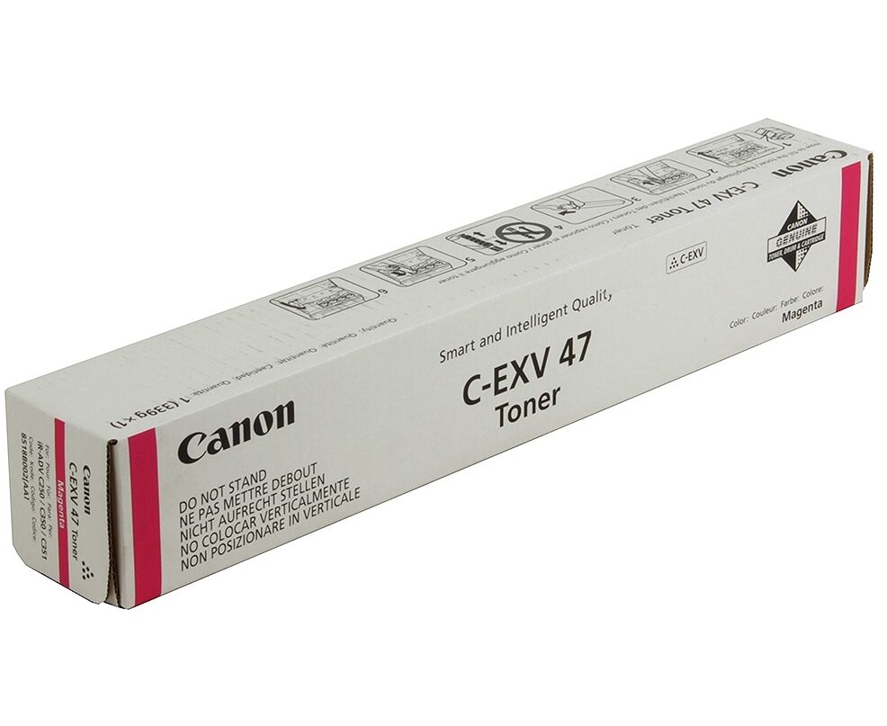 Тонер-картридж Canon C-EXV47 M 8518 B002 пурпурный для i R-ADV С351i F/C350i/C250i(туба 21500стр)