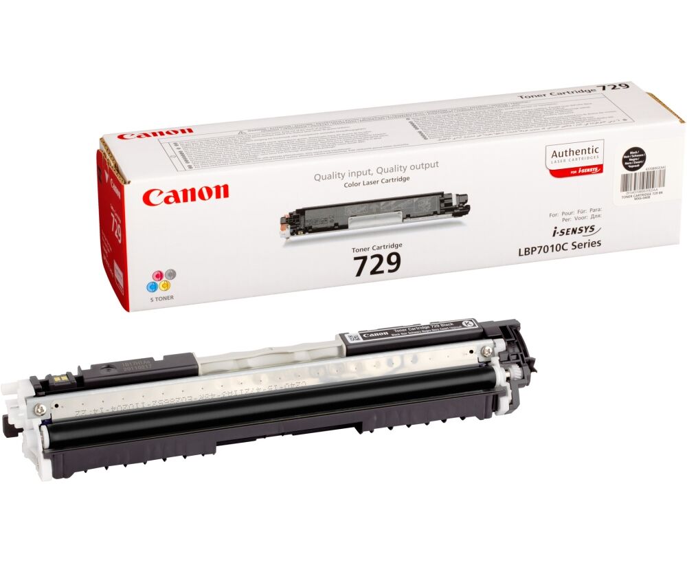 Картридж Canon Cartridge 729 BK (4370 B002) Black черный, 1200 стр., для LBP-7010 C/7018 C