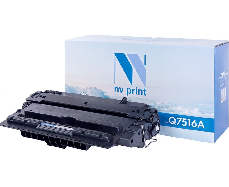Тонер-картридж NVP NV-Q7516 A для HP Laser Jet 5200/ 5200 L/ 5200dtn/ 5200tn (12000k)