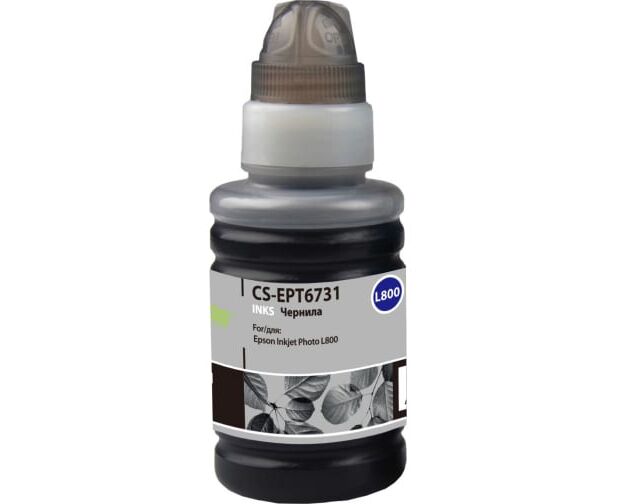Чернила Cactus CS-EPT6731 T6731 черный 100мл для Epson L800/L810/L850/L1800