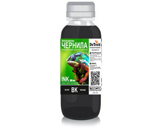 Водорастворимые чернила De Tech для/Canon:DT-C40 BP Black Pigment 100мл