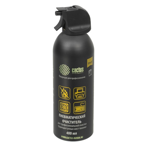 Пневматический очиститель Cactus CSP-Air400 AL негорючий для очистки техники 400мл