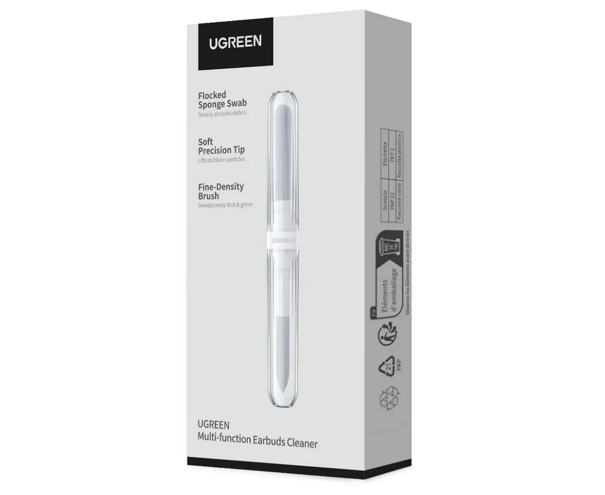 Ручка для чистки UGREEN CP01 (55292) Multifunction Earbuds Cleaning Pen Gray