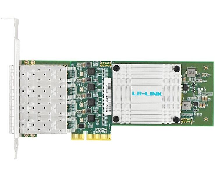 Сетевой адаптер LR-LINK LRES2028 PF-4 SFP PCIE 4 X10 G