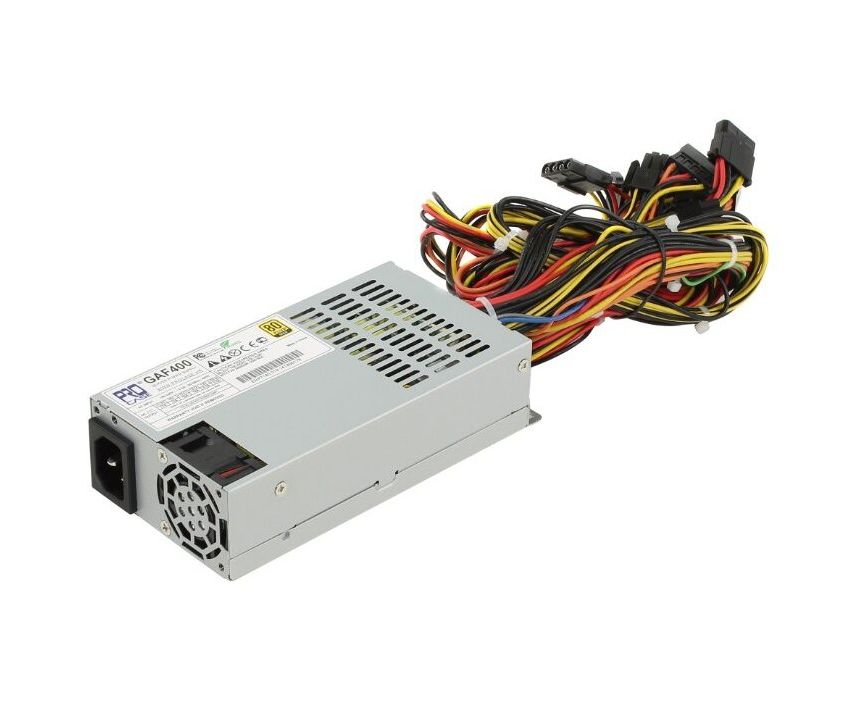 Блок питания Procase GAF400 1 U Flex ATX 1 FAN (400 W), 80+Gold, 150*80*40mm, +5 B=14 A, +12 B=38 A, +3,3 B=17 A, 5 VSB=2.5 A