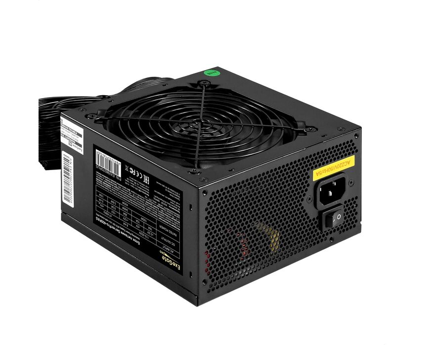 Блок питания Exe Gate Server PRO-400 PAS EX298370 RUS 400 W (ATX, APFC, КПД 80 проц. (80 Plus), 12cm fan, 24pin, 2x(4+4)pin, 4x PCI-E, 6x SATA)