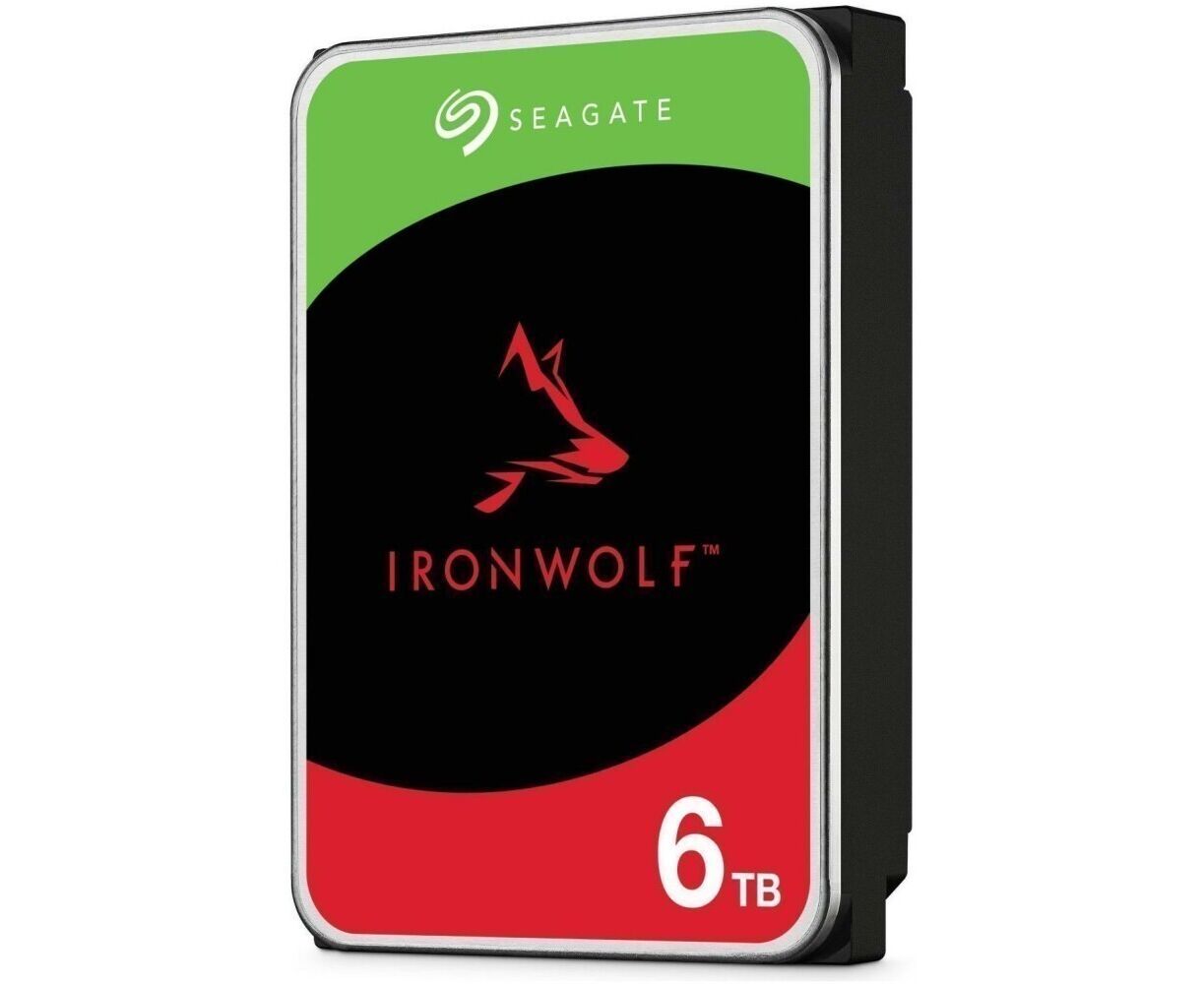 HDD Seagate Iron Wolf ST6000 VN006 6 Tb SATA-III NAS, 5400 rpm, 256 Mb buffer