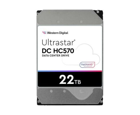 HDD Western Digital Ultrastar DC HС570 WUH722222 ALE6 L4 (0 F48155) 3.5" SATA 22 Tb, 7200rpm, 512 MB buffer, 512e