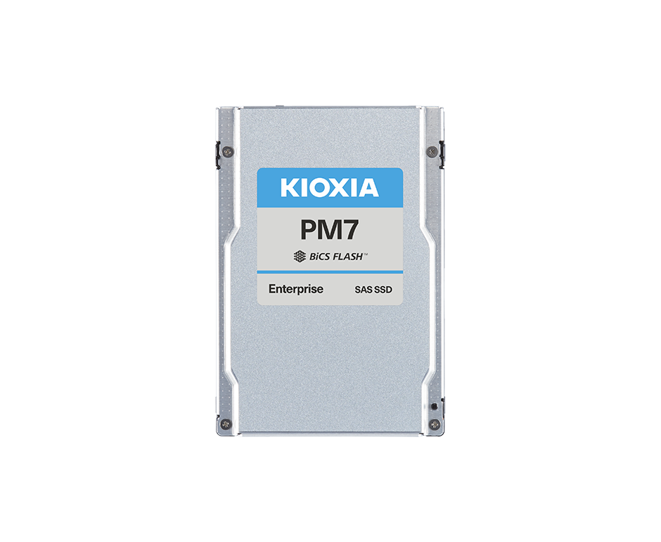 SSD KIOXIA PM7-R KPM7 VRUG3 T84, 3840 GB, 2.5" 15mm, SAS 24 G, TLC, R/W 4200/3650 MB/s, IO Ps 720 K/155 K, TB