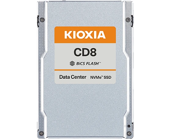 SSD Kioxia KCD8 XVUG6 T40 (U.2 15 MM, 6.4 TB, PC Ie Gen4 1x4, Bi CS Flash TLC, CD8-V SIE)