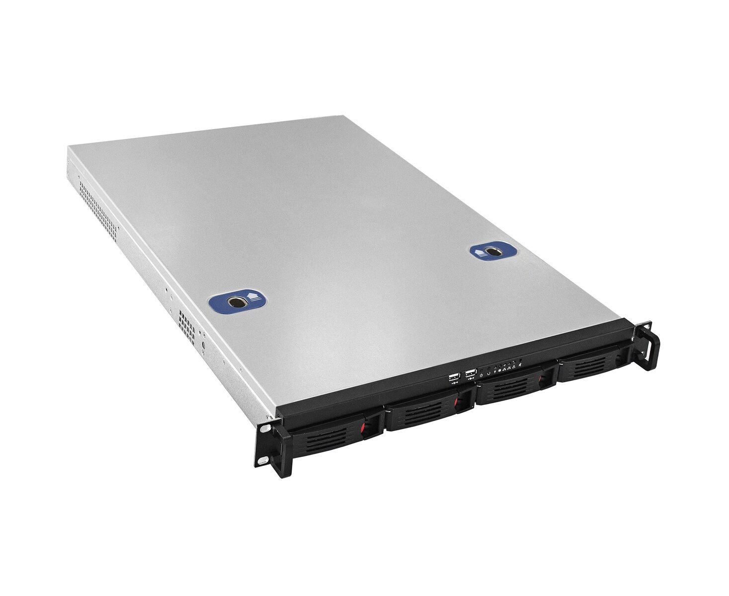 Корпус Exegate Pro 1 U660-HS04 EX264267 RUS RM 19", высота 1 U, глубина 660, без БП, 4x Hot Swap, USB