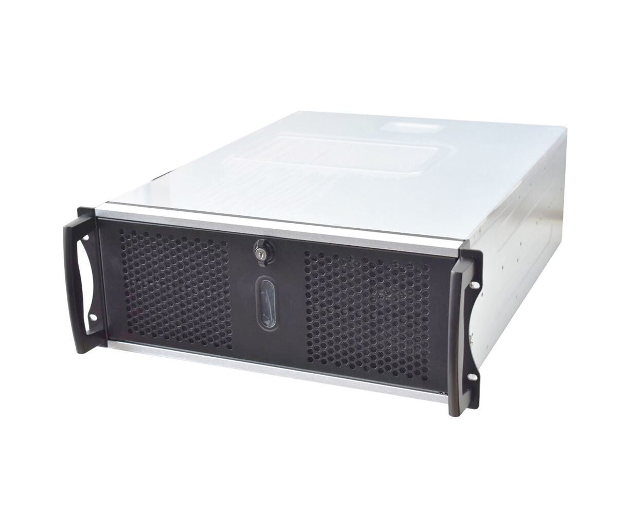 Корпус Chenbro RM41300 H12*13729 (RM41300-FS81-U3) For Tesla GPU MB 12"x13", 3x5.25"+2x3.5"+4x Internal 3.5"+Slim ODD