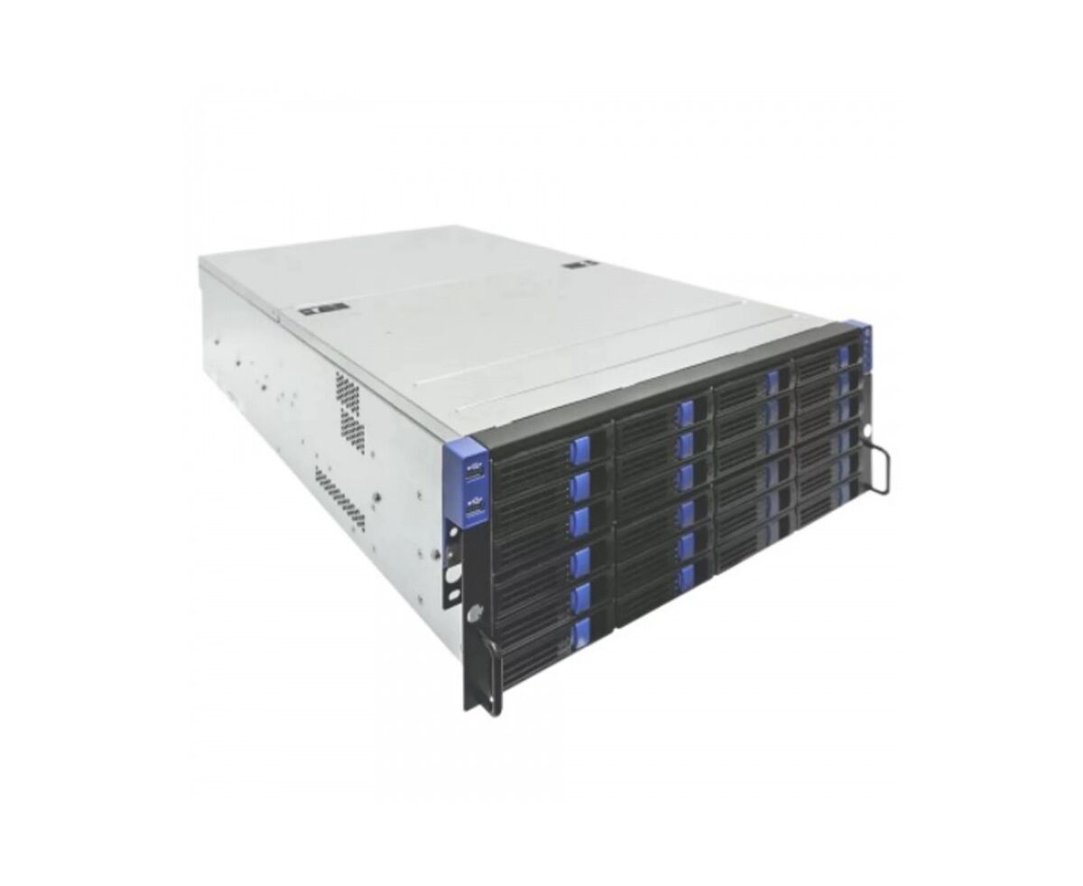 Корпус SNR KYM70 M1-080 PV36 HRFC, 4 U отсеков горячей замены 36x3.5 блок питания 2x800