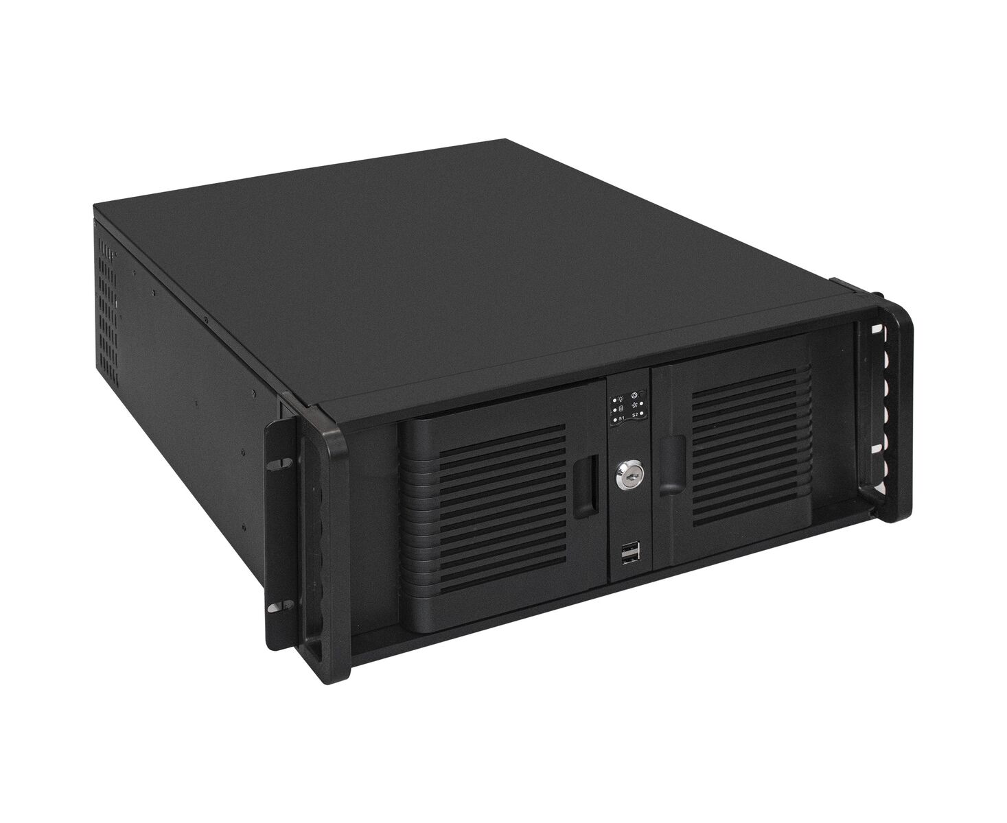 Корпус Exe Gate Pro 4 U480-15/4 U4132 EX244605 RUS RM 19", высота 4 U, глубина 480, БП 700 ADS, USB