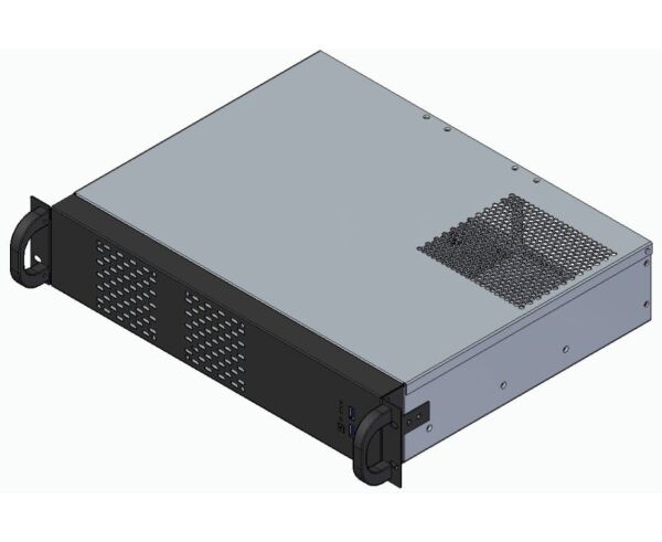 Корпус Procase 2 U350-04 (2 U Rack server case, черный, без блока питания(PS/2), глубина 350мм, MB 9.6"x9.6" 4 HDD)