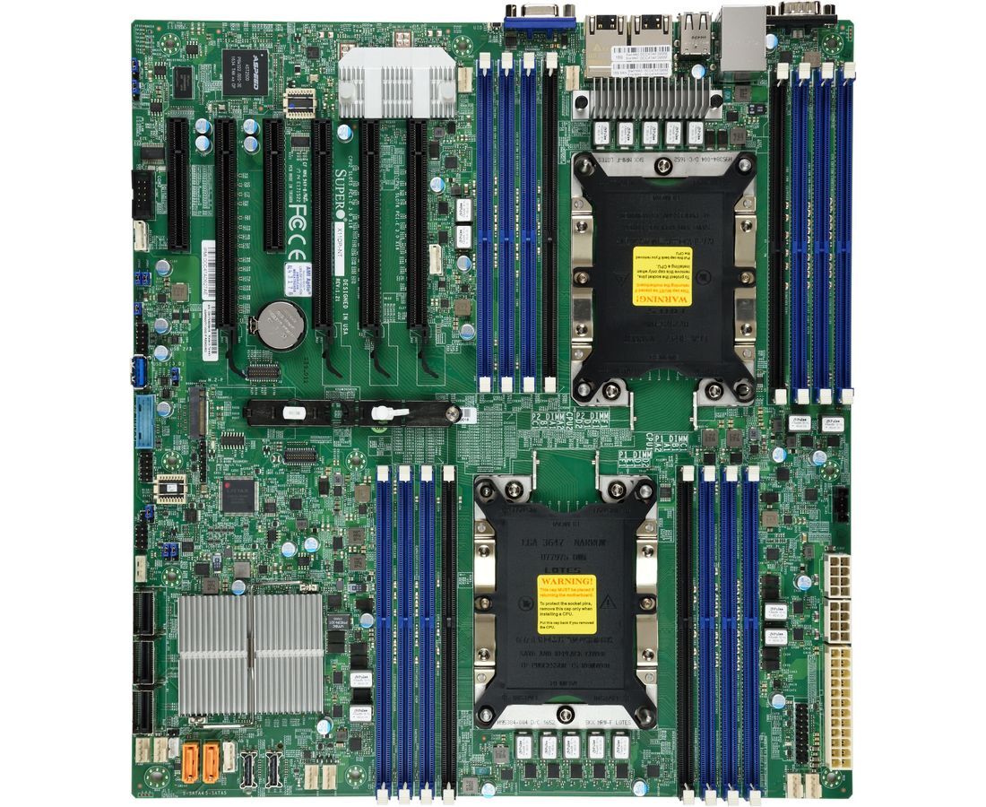 Материнская плата Supermicro MBD-X11 DPI-N-B C621 S3647 EATX BLK