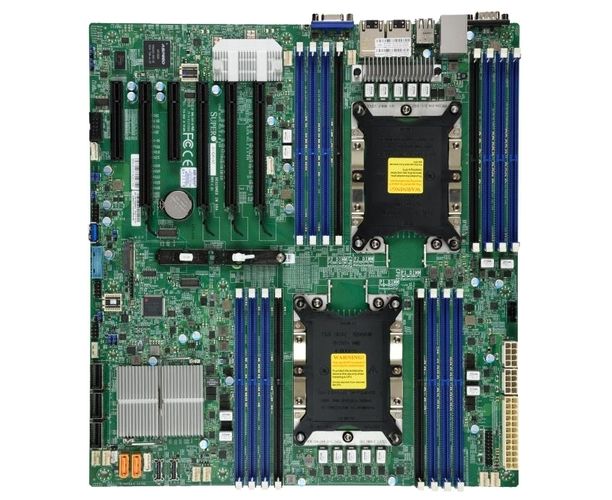 Материнская плата Super Micro MBD-X11 DPI-NT-B Soc-2011 i C622 e ATX 16x DDR4 14x SATA3 SATA RAID i X722/X557 2х 10 Ggb Eth bulk