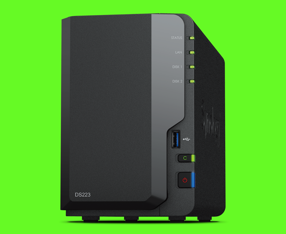 СХД SYNOLOGY DS223 настольное исполнение 2 BAY No HDD
