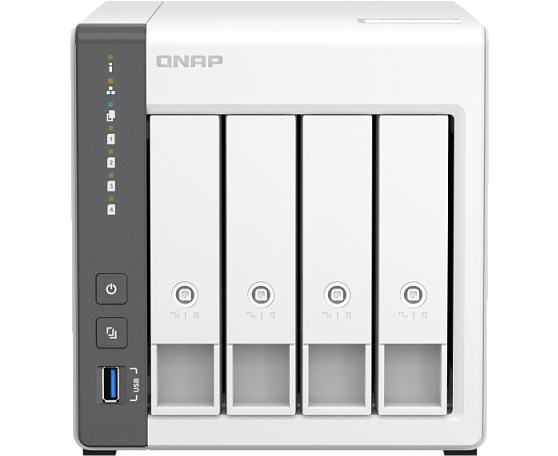 Сетевое хранилище NAS Qnap D4 (Rev. C) 4-bay настольный Cortex-A55 RK3568 B2