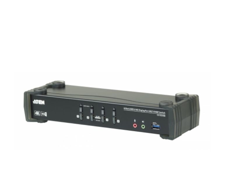 KVM-переключатель Aten CS1924 M-AT-G 4 P USB 3 4 K Display Port MST KVMP Switch