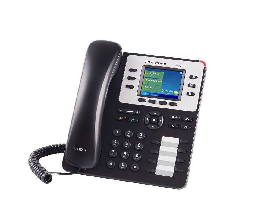 Телефон IP Grandstream GXP-2130 серый (GXP-2130 V2)