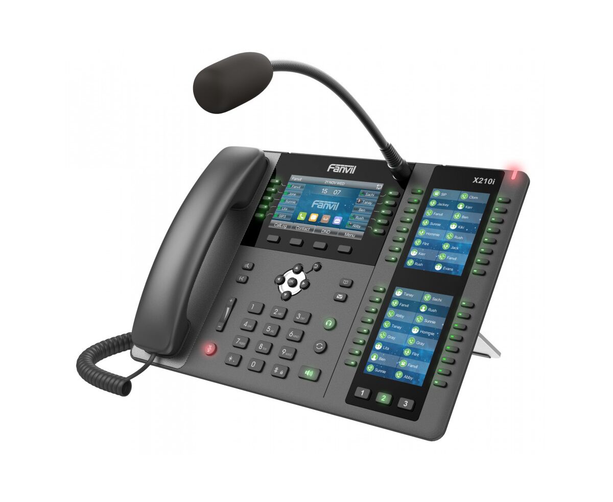 Телефон IP Fanvil X210i черный