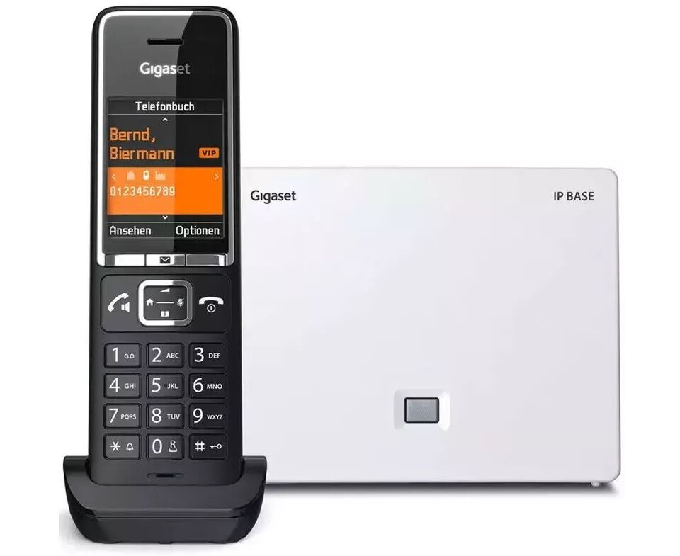 Телефон IP Gigaset Comfort 550 A IP Base Rus (S30852-H3037-R104) черный
