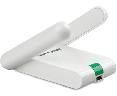 TP-LINK TL-WN822 N, Wi-Fi USB Адаптер, 300 Mbps High Gain (высокого усиления), Atheros, 2 T2 R, 2.4 G Hz, 2x2 MIMO, elegant desktop housing, USB extension cable, 2 fixed antennas