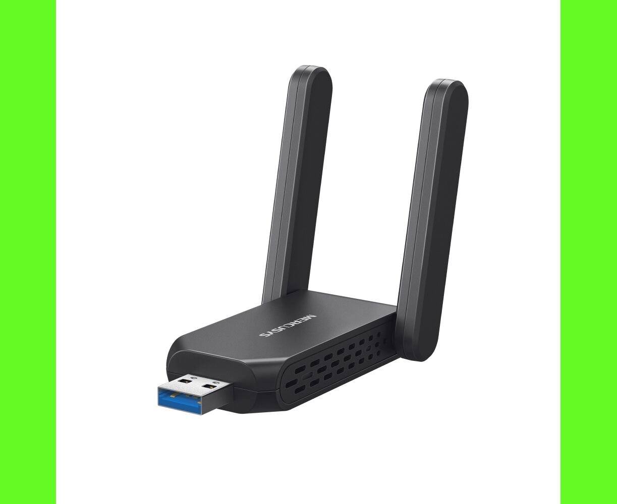 Двухдиапазонный USB-адаптер Mercusys MA72 XH высокого усиления с поддержкой Wi-Fi AX1800