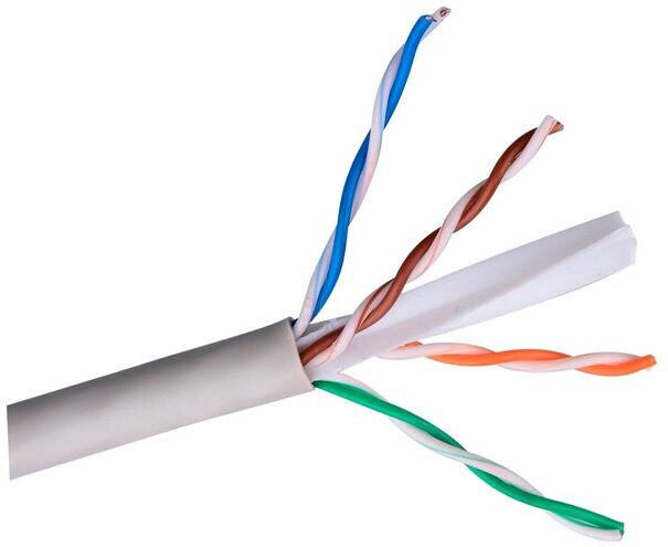 Витая пара Exegate UTP4-C6-CCA-S23-IN-PVC-GY-305 (EX186134 RUS) серый