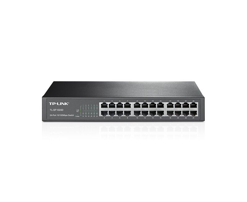 TP-LINK SMB TL-SF1024, Коммутатор 24-портовый Fast Ethernet 100 Mbps