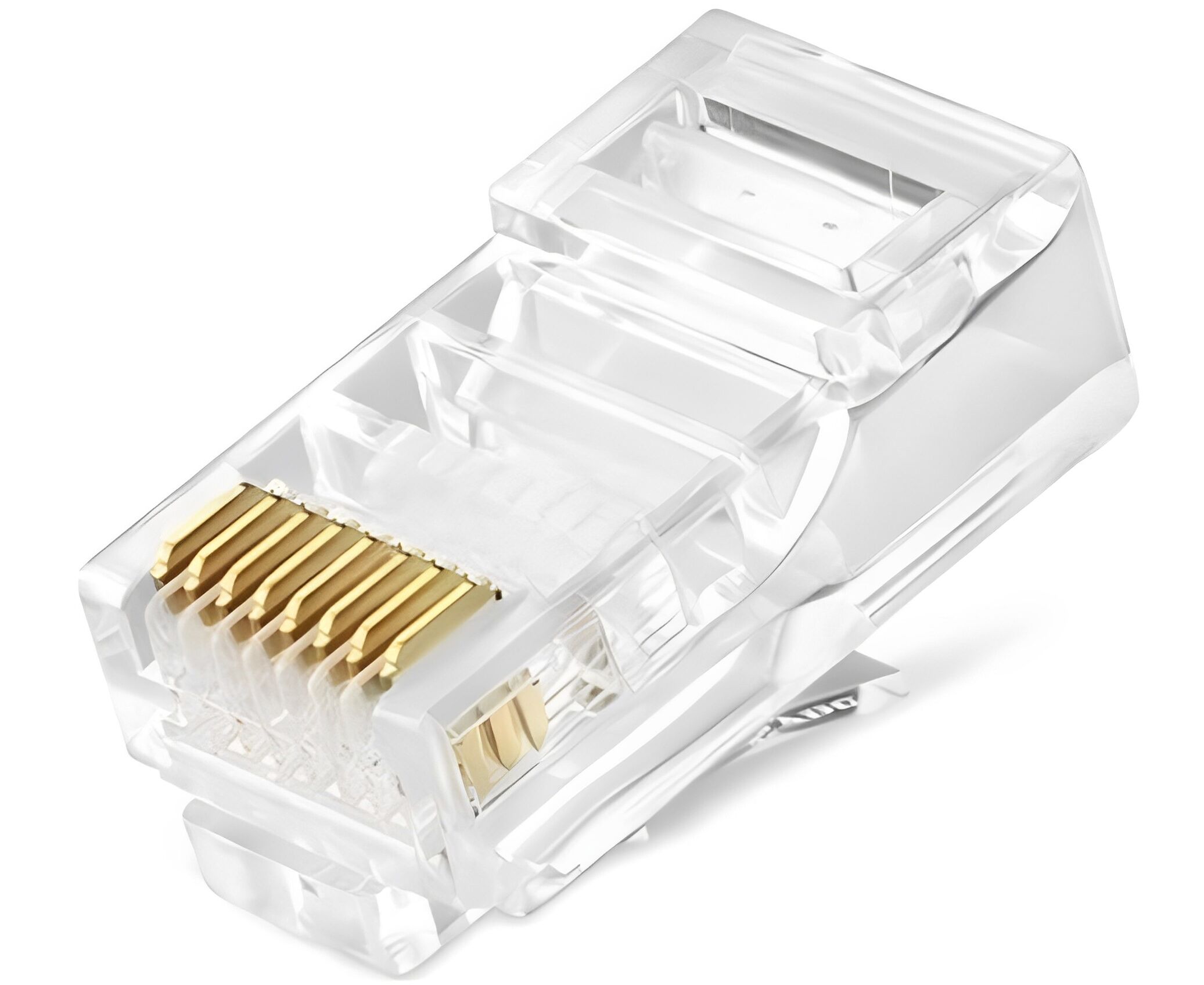 Коннектор UGREEN NW110 50246 RJ45 Network Connector for UTP Cat 5, Cat 5e 100pcs