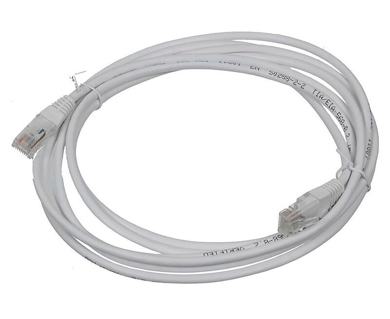 Патч-корд Lanmaster TWT-45-45-3.0/S-GY вилка RJ-45-вилка RJ-45 кат.5е 3м серый ПВХ (уп.:1шт)