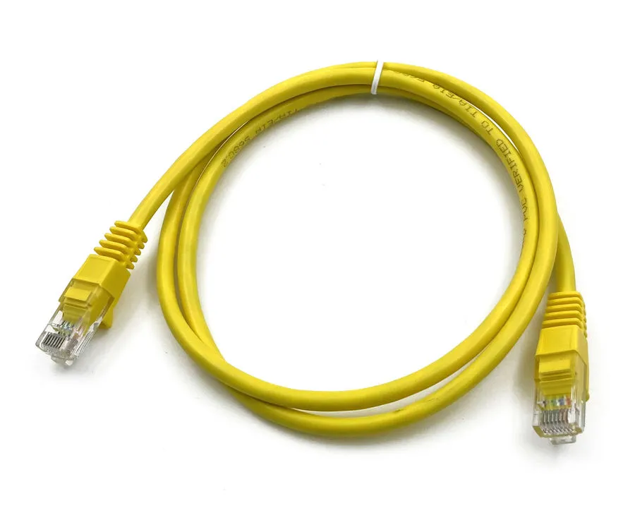 Патч-корд Buro (UTP-5 E-1,5 M-Y) UTP 4 пары cat5 E CCA molded 1.5м желтый RJ-45 (m)-RJ-45 (m)