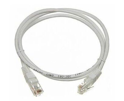 Патч-корд Lanmaster UTP TWT-45-45-2.0/6-GY вилка RJ-45-вилка RJ-45 кат.6 2м серый ПВХ