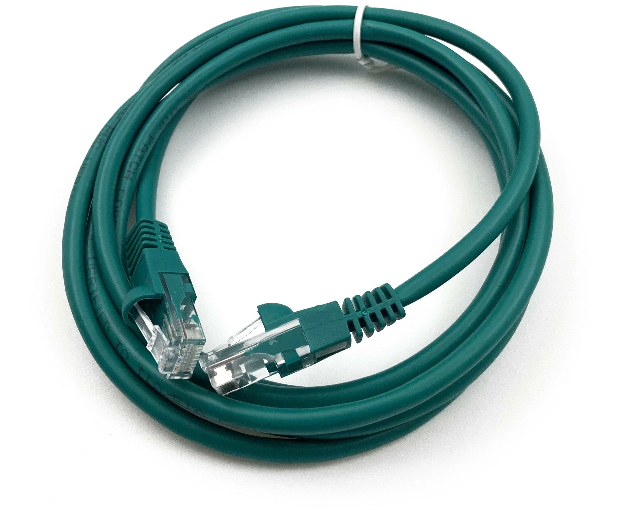 Патч-корд Buro (UTP-5 E-2 M-GR) UTP 4 пары cat5 E CCA molded 2м зеленый RJ-45 (m)-RJ-45 (m)