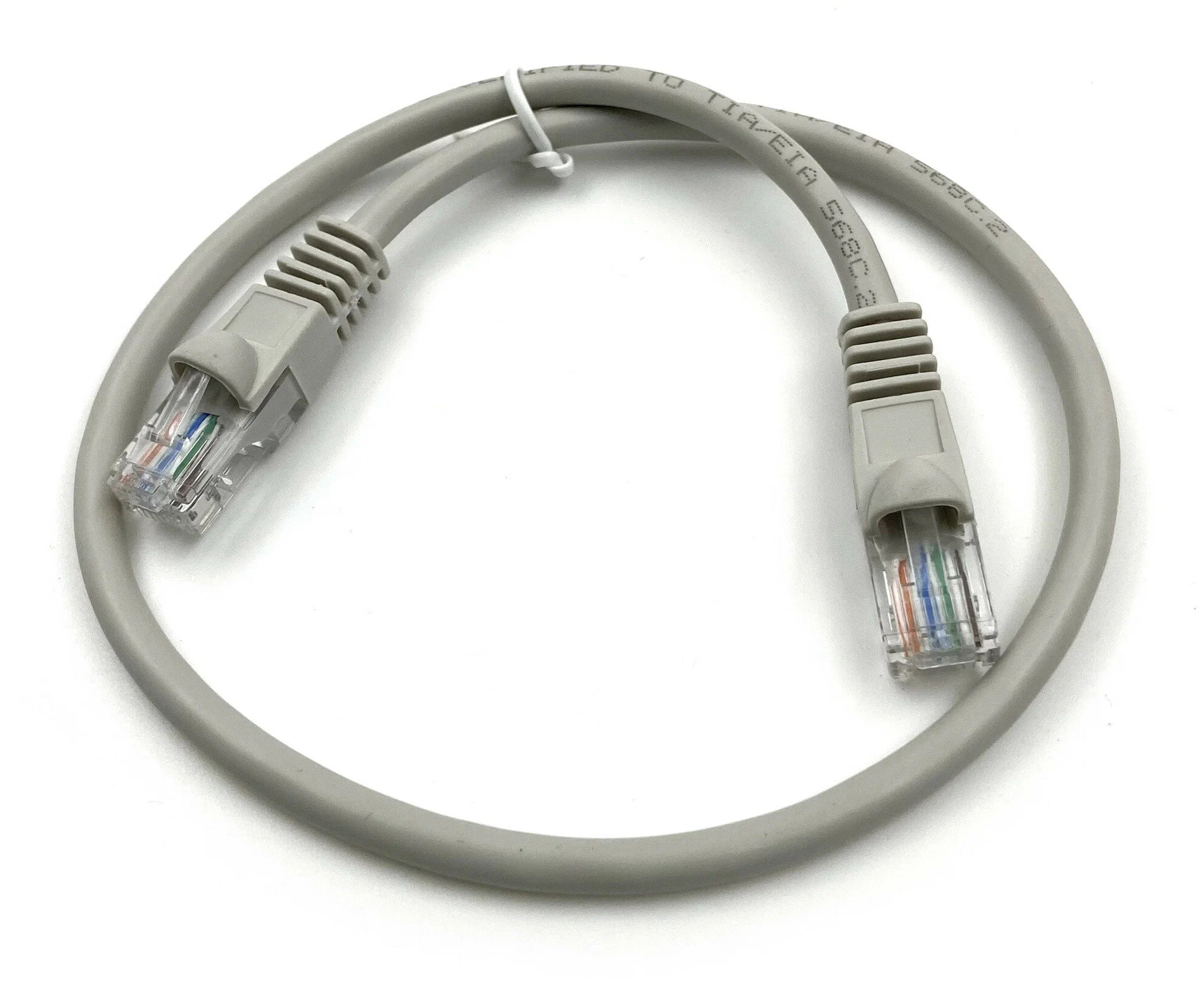Патч-корд Buro (UTP-5 E-0,5 M-G) UTP 4 пары cat5 E CCA molded 0.5м серый RJ-45 (m)-RJ-45 (m)