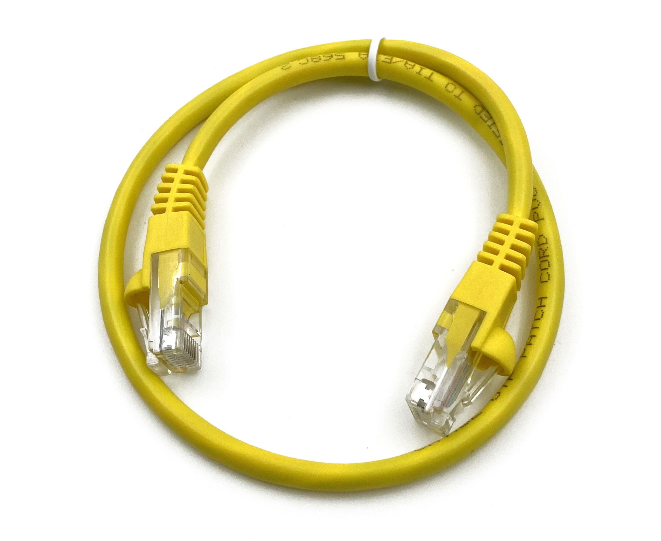 Патч-корд Buro (UTP-5 E-0,5 M-Y) UTP 4 пары cat5 E CCA molded 0.5м желтый RJ-45 (m)-RJ-45 (m)