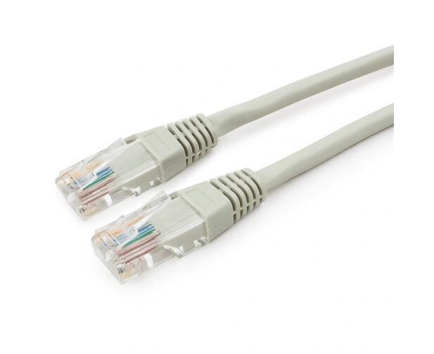 Патч-корд Cablexpert PP10-0.25m медный UTP кат.5, 0.25м, литой, многожильный (серый)