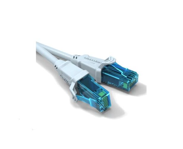 Патч-корд Vention VAP-A10-S500 прямой UTP cat.5е, RJ45 - 5м. Серый
