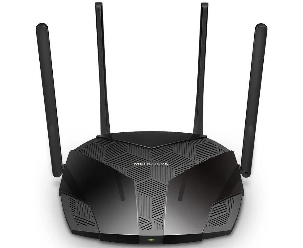 Роутер Mercusys MR80 X AX3000 10/100/1000 BASE-TX черный
