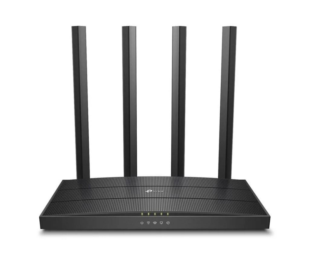 TP-Link (Archer C6 U) AC1200 10/100/1000 BASE-TX/4 G ready черный