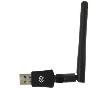 Сетевой адаптер Digma (DWA-N300 E) N300/USB 2.0/Wi Fi (ант.внеш.съем) 1ант.