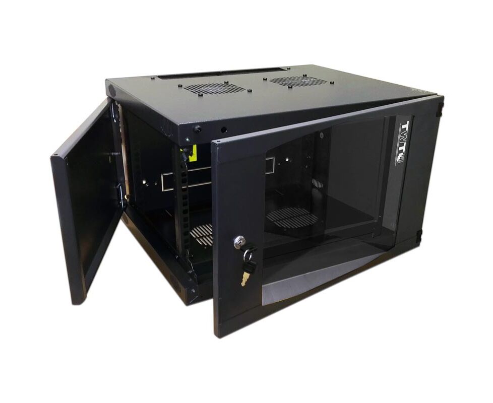Шкаф коммутационный Lanmaster Next TWT-CBWNG-9 U-6 X6-BK черный 9 U 550x600мм пер.дв.стекл 60кг